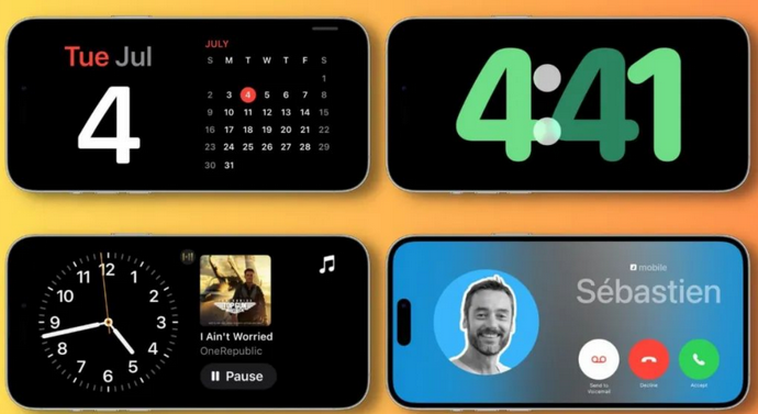 郎溪苹果手机维修分享iOS17横屏充电待机显示有什么好处 