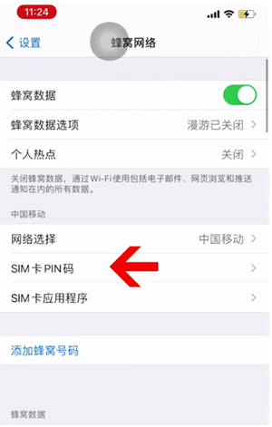 郎溪苹果14维修网分享如何给iPhone14的SIM卡设置密码 