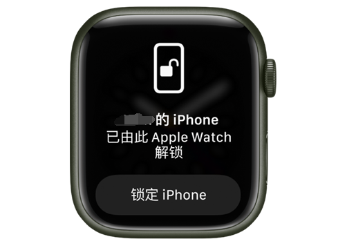 郎溪苹果手机维修分享用 AppleWatch 解锁配备面容 ID 的 iPhone方法 